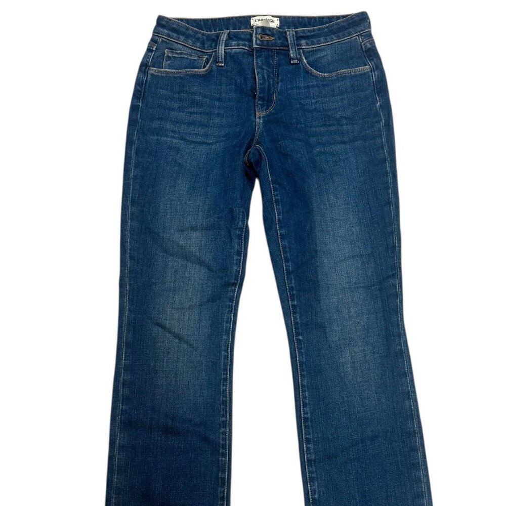 L’AGENCE Medium Wash Straight Leg Jeans – Size 25 – Like New